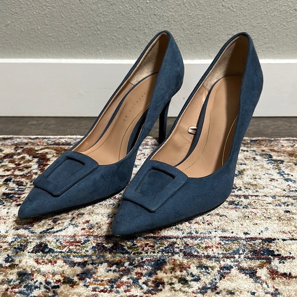 ZARA Trafuluc Women’s blue Heel - Picture 1 of 11